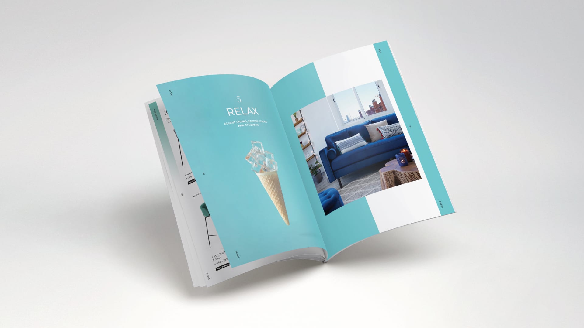 Mockup magazine design for LaForma