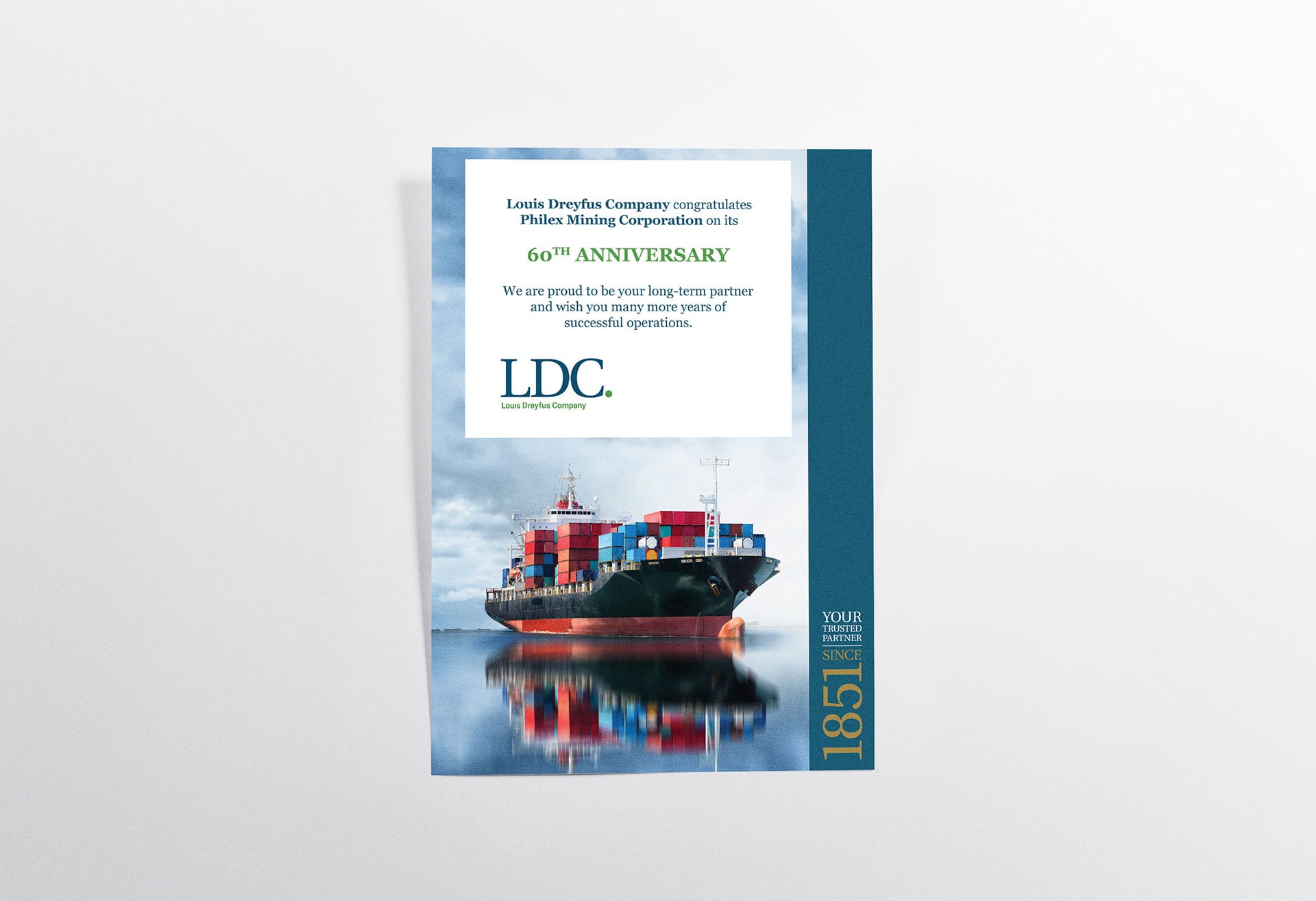 Poster design mockup for LDC Singapore