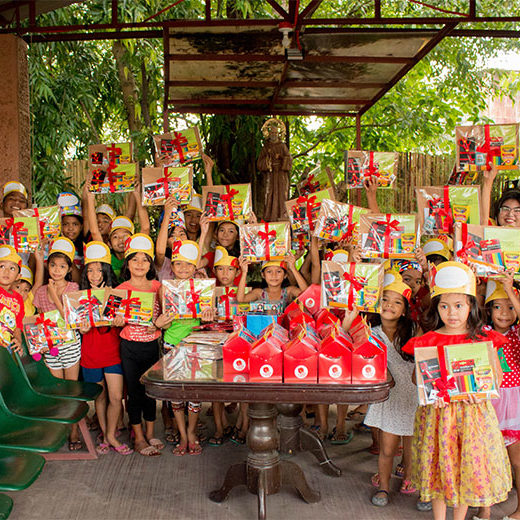 Charity event group photo