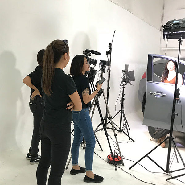 BTS photo of Artzap Studio during video production shoot.